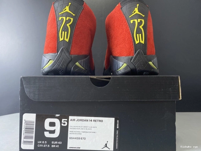 654459-670 Air Red 14 Challenge Jordan Retro 0712